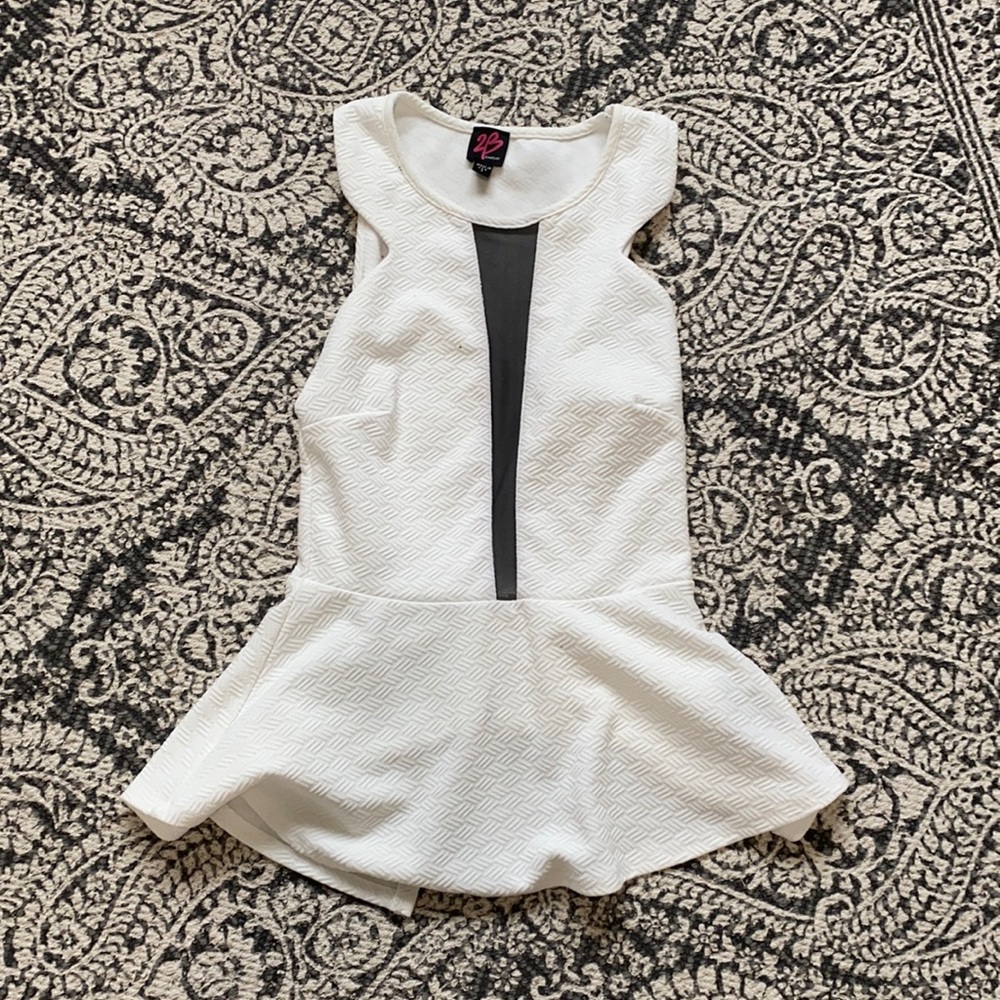 White Bebe dress shirt